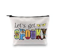 Shaggy Daphne Fred Velma Inspired Cartoon Character Zipper Pouch Let’s Spooky Halloween Party Gift for Cartoon Fans (Get Spooky Bag EU)