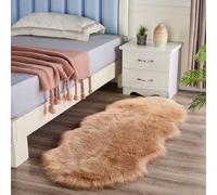 Shaggy Deep-Pile Rug, Non-Slip Washable Fluffy Rugs Area Runner Rugs Modern Decorative Rug for Bedroom, Living Room,brown,120 * 60cm
