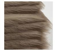 Shaggy Faux Fur Fabric 68 Colors Soft Plush12cm Long Pile Fake Fur Materials Craft Fabric, for Christmas Ornaments, Fursuit, Cosplay, Costume, Gnome Beards, Craft Supply, 50x180cm (Color : Brown 1)