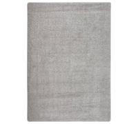 Shaggy Rug 160x230 cm Light Grey 100% PP 20mm Pile Anti-Slip Latex Backing Soft