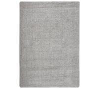 Shaggy Rug 160x230 cm Light Grey 100% PP Anti-Slip Soft Pile 20mm Plush Home Mat