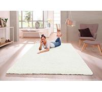 SHAGGY RUG 30MM / 3cm Modern Rugs Living Room Extra Large Small Medium Rectangular Size Soft Touch Thick Pile Living Room Area Rugs Non Shedding (Cream Ivory, 200cm x 290cm (6.6ft x 9.5ft))