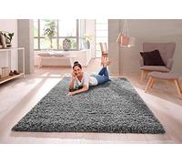 SHAGGY RUG 30MM / 3cm Modern Rugs Living Room Extra Large Small Medium Rectangular Size Soft Touch Thick Pile Living Room Area Rugs Non Shedding (Grey, 200cm x 290cm (6.6ft x 9.5ft))