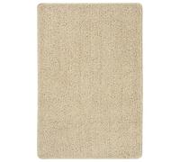 Shaggy Rug Cream 140x200 cm 100% PP 20mm Pile Anti-Slip Latex Backing Machine30C