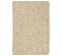 Shaggy Rug Cream 160x230 cm 100% PP 20mm Pile Anti-Slip Latex Backing Soft Plush