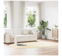 Shaggy Rug Cream 300x200 cm 100% Polyester Luxury High Pile Plush Non-Slip Soft