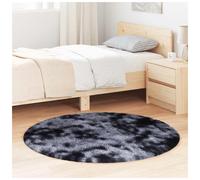 Shaggy Rug Dark Grey 120x120 cm Polyester High Pile Non-Slip Soft Floor Luxury+