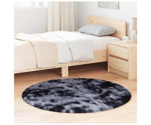 Shaggy Rug Dark Grey 120x120 cm Polyester High Pile Non-Slip Soft Floor Luxury+