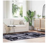 Shaggy Rug Dark Grey 160x230 cm High Pile Polyester Non-Slip Rectangular Indoor