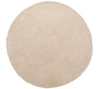 Shaggy Rug DEMRE Beige ø 140 cm