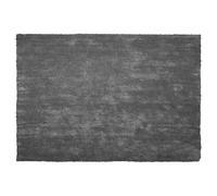 Shaggy Rug DEMRE Dark Grey 140 x 200 cm