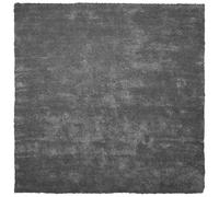 Shaggy Rug DEMRE Dark Grey 200 x 200 cm