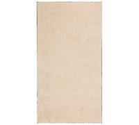 Shaggy Rug DEMRE Light Beige 80 x 150 cm