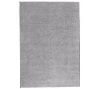 Shaggy Rug DEMRE Light Grey 160 x 230 cm
