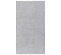 Shaggy Rug DEMRE Light Grey 80 x 150 cm