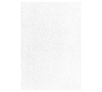 Shaggy Rug DEMRE White 140 x 200 cm