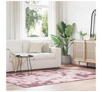 Shaggy Rug Dusty Pink 160x230 cm Polyester High Pile Soft Non-Slip Luxury Accent