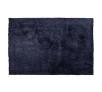 Beliani Shaggy Rug EVREN Dark Blue 140x200 cm, Blue
