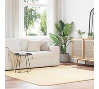 Shaggy Rug High Pile NAVARRA Cream 200x200 cm Polyester Berkfield Home Cream Medium