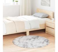Shaggy Rug High Pile NAVARRA Light Grey 100x100 cm Polyester Berkfield Home Grey Medium