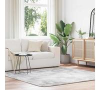 Shaggy Rug High Pile NAVARRA Light Grey 200x200 cm Polyester Berkfield Home Grey Medium