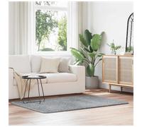 Shaggy Rug Light Grey 120x170 cm High Pile Polyester Soft Non-Slip SoftTouch Mat