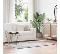 Shaggy Rug Light Grey 120x170 cm Polyester High Pile Non-Slip Soft Plush 3cm Mat