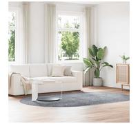 Shaggy Rug Light Grey 300x200 cm Polyester High Pile Non-Slip Living Room Cozy.