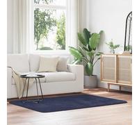 Shaggy Rug Navy 120x170 cm Polyester High Pile Soft Non-Slip Back Rectangular XL