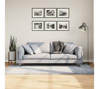 Shaggy Rug PAMPLONA High Pile Modern Blue 100x200 cm Berkfield Home Blue Medium