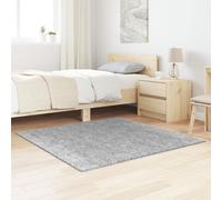 Shaggy Rug with Latex Backing Grey 120x120 cm Berkfield Home Grey Medium