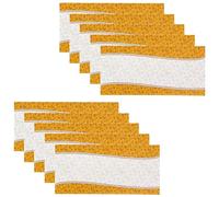 Shagun Money Envelopes Indian Pack of 10 Fancy Cash Wallets Envelope Gift Card Voucher Holder Colourful Floral White for Wedding Engagement Anniversary Favours Diwali Invitation (Yellow)