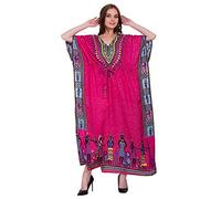 Shah Crafts. Women's Kaftan Dress Long Maxi Night Gown Kimono Caftans Dresses Top Nightdress Plus Size Tunic Kaftans Swimsuit Cover Up Loungewear