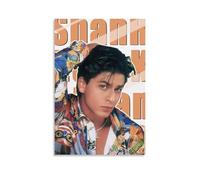 Shah Rukh Khan Anti Splash Art Posters Living Room And Bedroom Hanging Paintings Suitable for Multiple Scenarios No Need for Punching Easy to Install Suitable for Gifts And Personal UseUnframe-style16