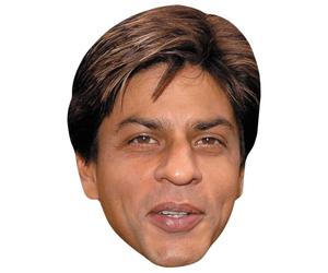 Shah Rukh Khan (Smile) Celebrity Mask, Flat Card Face, Fancy Dress Mask