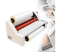 SHAHRYAR Hot And Cold Roll Laminator,Digital Thermal Roll Laminating Machine,350mm/13.78in,Equipped With Two Laminating Rolls,Suitable For School And Office