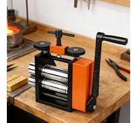 SHAHRYAR Metal Sheet Roller Tool for Gold Silver Copper,Jewellery DIY Tool,Precisely Controllable Roller Thickness,For Gold, Silver, Brass, Copper