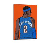 Shai Gilgeous-Alexander (2) Canvas Poster Wall Art Decoration Living Room Bedroom Decoration Poster Gift for Friends Frame-style 08x12inch(20x30cm)