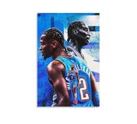 Shai Gilgeous-Alexander Poster Canvas Oil Painting Canvas Art Poster Home Hanging Painting Bar Art Interior Wall Decoration PosterUnframe-style12x18inch(30x45cm)