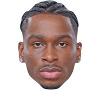 Shai Gilgeous-Alexander (Stoic) Celebrity Mask, Flat Card Face, Fancy Dress Mask