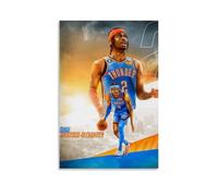 Shai Gilgeous-AlexanderWaterproof Posters Wall Art Posters Waterproof Home Printing Moisture-proof Easy to Install And Fade ResistantUnframe-style16x24inch(40x60cm)