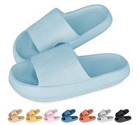 SHAINE Cloud Sliders for Women and Men - Cozisliders Original Slippers, Pool Slider, Summer Flip Flop, Shower Bathing Pillow Slipper