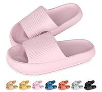 SHAINE Sliders Cloud Slippers Women Men Soft Cozisliders Slippers Cloud Sliders Non-Slip Flip Flops Sandals with Thick Sole for House Slides for Indoor & Outdoor