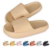 SHAINE Sliders Cloud Slippers Women Men Soft Cozisliders Slippers Cloud Sliders Non-Slip Flip Flops Sandals with Thick Sole for House Slides for Indoor & Outdoor