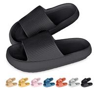 SHAINE Sliders Cloud Slippers Women Men Soft Cozisliders Slippers Cloud Sliders Non-Slip Flip Flops Sandals with Thick Sole for House Slides for Indoor & Outdoor