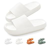 SHAINE Sliders Cloud Slippers Women Men Soft Cozisliders Slippers Cloud Sliders Non-Slip Flip Flops Sandals with Thick Sole for House Slides for Indoor & Outdoor