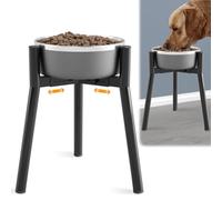 SHAINFUN Adjustable Metal Raised Stand for Large & XL Breeds, Compatible with 7 to 10.6" Wide Bowls, Single Tall Elevated Feeder (Bowl Not Included)