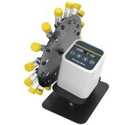 SHAIRMB Digital Lab Rotary Rotating Mixer Shaker, 20-80RPM Chemical Tube Mixer, Timer 1min-23h59min & Continuous Mode, for Laboratory Test Tubes,RMO 80Pro