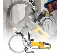 SHAIRMB Electric Concrete Wall Cutting Machine, 5000W Ring Saw for Stone and Iron, Groove Cutting Slotter Tool with Water Fed Dust Suppression, Ring Saw for Granite, Porcelain,Ac8500