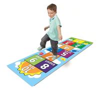 SHAIRMB Hopscotch Rug, Hop Scotch Inside Rug for Kids, Non-Slip and Durable Hopscotch Mat, for Bedrooms, Living Rooms, Daycare Centers, Preschools, Playrooms and Other Places,04,40 * 60cm